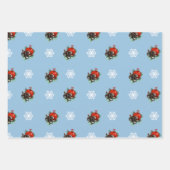 ヴィンテージレトロラッピング紙フラットシートセット3 ラッピングペーパーシート (正面3)