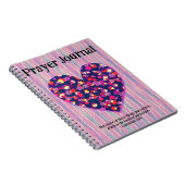 ヴィンテージレトロラブハート芸術信仰祈りの言葉ジャーナル ノートブック (右側)