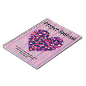 ヴィンテージレトロラブハート芸術信仰祈りの言葉ジャーナル ノートブック (左側)