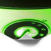 ヴィンテージレトロレコード制作者 ポスター (角)