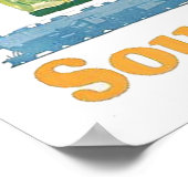 ヴィンテージレトロレッドウッドナショナルパークエンパイアツアー ポスター (角)