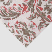 ヴィンテージレトロレッドチューペクリームミッドセンチュリーパターン 薄葉紙 (詳細)