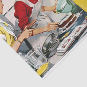 ヴィンテージレトロレディースがケーキを作る 薄葉紙 (詳細)