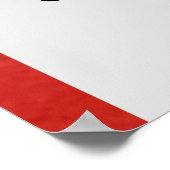 ヴィンテージレトロロマンチックたった今結婚しました結婚カップル ポスター (角)