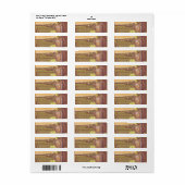 ヴィンテージレトロヴィネヤードサンセット結婚のアドレス ラベル (フルシート)