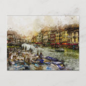 ヴィンテージレトロヴェネツィアイタリアントラベルツーリズム ポストカード (正面)