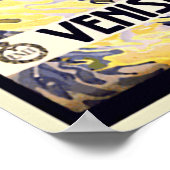 ヴィンテージレトロヴェネツィアイタリア旅行ポスター ポスター (角)