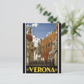 ヴィンテージレトロヴェローナイタリア旅行観光 ポストカード (スタンド正面)