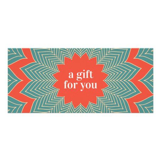 ヴィンテージレトロ休暇商品券 ラックカード (正面)