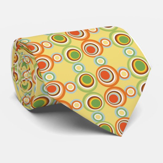 ヴィンテージレトロ円50sキッチパターンタイ2 ネクタイ (ロール)