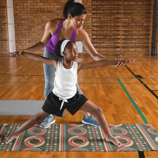 ヴィンテージレトロ円 ヨガマット