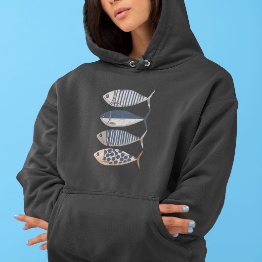 ヴィンテージレトロ動揺してサーディン,カスタム漁師 パーカ