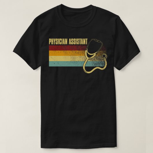 ヴィンテージレトロ医師助手 Tシャツ (デザイン正面)