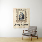 ヴィンテージレトロ古いロマンチック素朴プロポーショ結婚ンの タペストリー (インサイチュ)