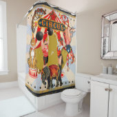 ヴィンテージレトロ回路 シャワーカーテン (インサイチュ)