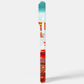 ヴィンテージレトロ回転木馬顔写真あなたの名前を追加 Case-Mate iPhoneケース (裏面 / 左)