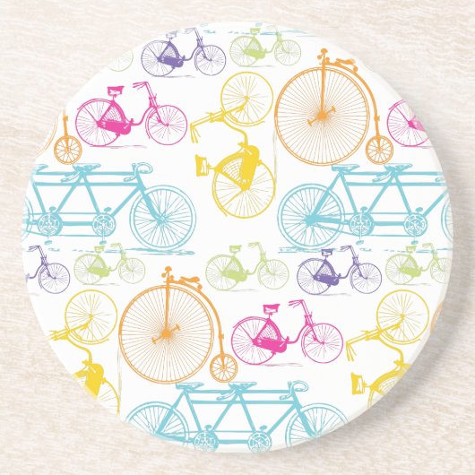 ヴィンテージレトロ失った自転車 コースター (正面)