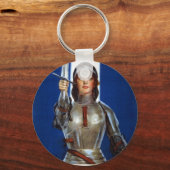ヴィンテージレトロ女子ジョアンダルフ救レンス キーホルダー (正面)