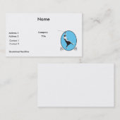 ヴィンテージレトロ女性ゴルファー・ゴルフデザイン 名刺 (正面/裏面)