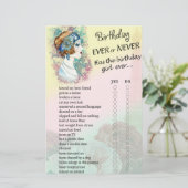 ヴィンテージレトロ女性誕生日がゲームを繰り返すか行わない (スタンド正面)