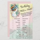 ヴィンテージレトロ女性誕生日このゲームまたはそのゲーム (正面/裏面)