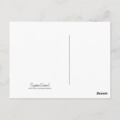 ヴィンテージレトロ女性60sサーフィンビーチ女の子 ポストカード (裏面)