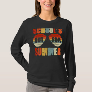ヴィンテージレトロ学校の最終日Te夏 Tシャツ