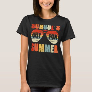 ヴィンテージレトロ学校の最終日Te夏 Tシャツ