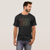 ヴィンテージレトロ弾球機 Tシャツ (正面フル)