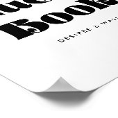 ヴィンテージレトロ当社のゲストブック結婚のサイン ポスター (角)