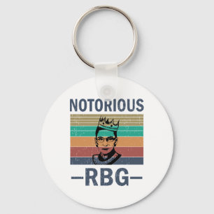 ヴィンテージレトロ悪名高いRBGルスバダーギンスバーグ キーホルダー