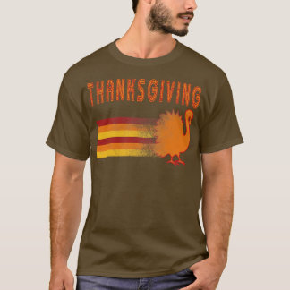 ヴィンテージレトロ感謝祭トルコ Tシャツ