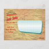 ヴィンテージレトロ懇親会はがき ポストカード (裏面)