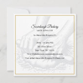 ヴィンテージレトロ手作りソーファードベーカリーfor baker サンキューカード (裏面)