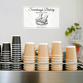 ヴィンテージレトロ手作りソーファードベーカリーfor baker 横断幕