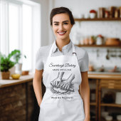 ヴィンテージレトロ手作りソー生地のベーカー用ベーカー エプロン