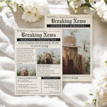 ヴィンテージレトロ新聞3写真卒業