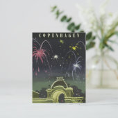 ヴィンテージレトロ旅行はがきデンマーク ポストカード (スタンド正面)