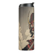 ヴィンテージレトロ日本のサムライのアートワーク タンブラー (回転左)
