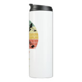 ヴィンテージレトロ日没、飛行機パイロット、航空クール機 タンブラー (回転右)