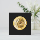 ヴィンテージレトロ時計タイムトラベラーフィクションGi 招待状 (スタンド正面)