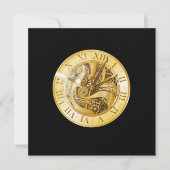 ヴィンテージレトロ時計タイムトラベラーフィクションGi 招待状 (正面)