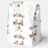 ヴィンテージレトロ水彩台所用品 フェイバーボックス (オープン)