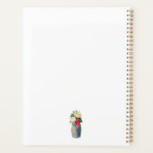 ヴィンテージレトロ水彩台所用品 プランナー手帳 (裏面)