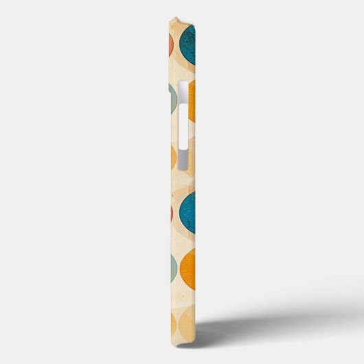 ヴィンテージレトロ水玉模様 Case-Mate iPhoneケース (裏面 / 左)