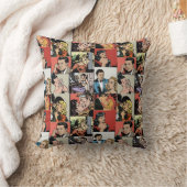 ヴィンテージレトロ漫画ラブストーリー クッション (ブランケット)