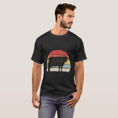 ヴィンテージレトロ牛 Tシャツ (正面フル)