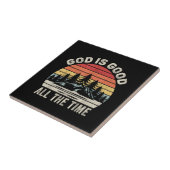 ヴィンテージレトロ神は常にクリスチャン良い タイル (側面)