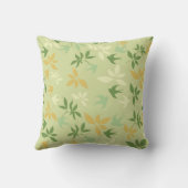 ヴィンテージレトロ秋の鳥と離れ装飾用クッション クッション (裏面)