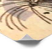 ヴィンテージレトロ素朴オールドボタニカル結婚フローラ ポスター (角)